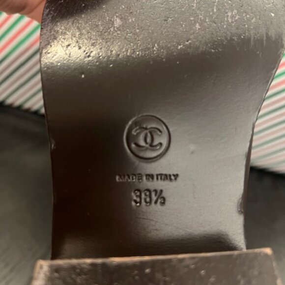 CHANEL Camellia Leather Mid-Calf Boots – Size 38.5 - Picture 15 of 16